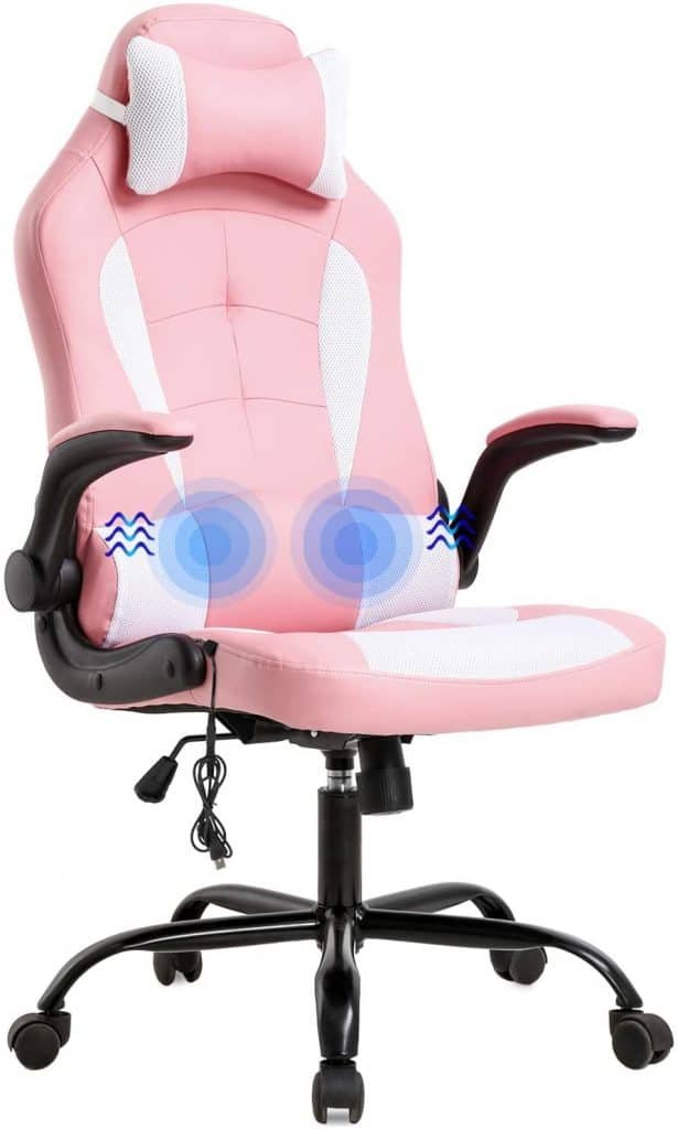 BestOffice Pink Gaming Chair