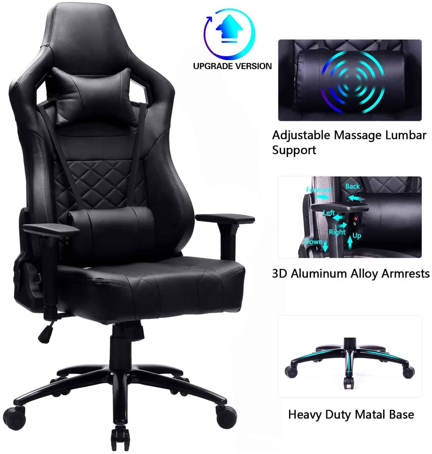 10 Best Gaming Chairs for Big and Tall Guys 2024 - GPCD