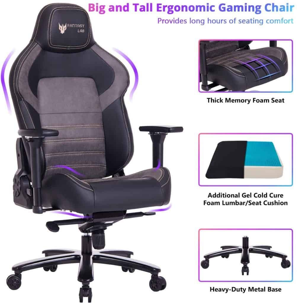 FANTASYLAB-Big-and-Tall-440lb-Gaming-Chair