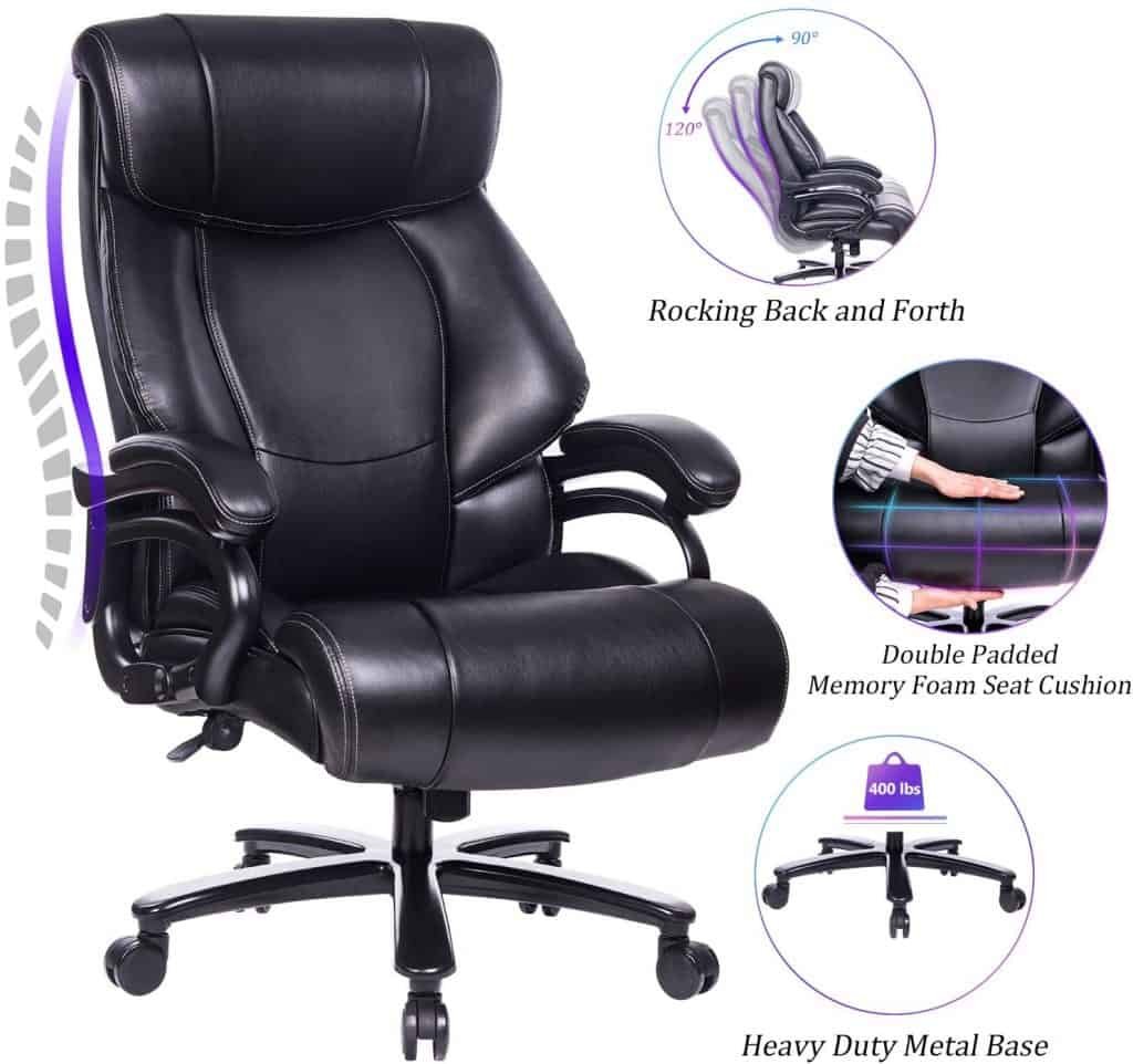 REFICCER – Big & Tall High Back Executive Office Chair