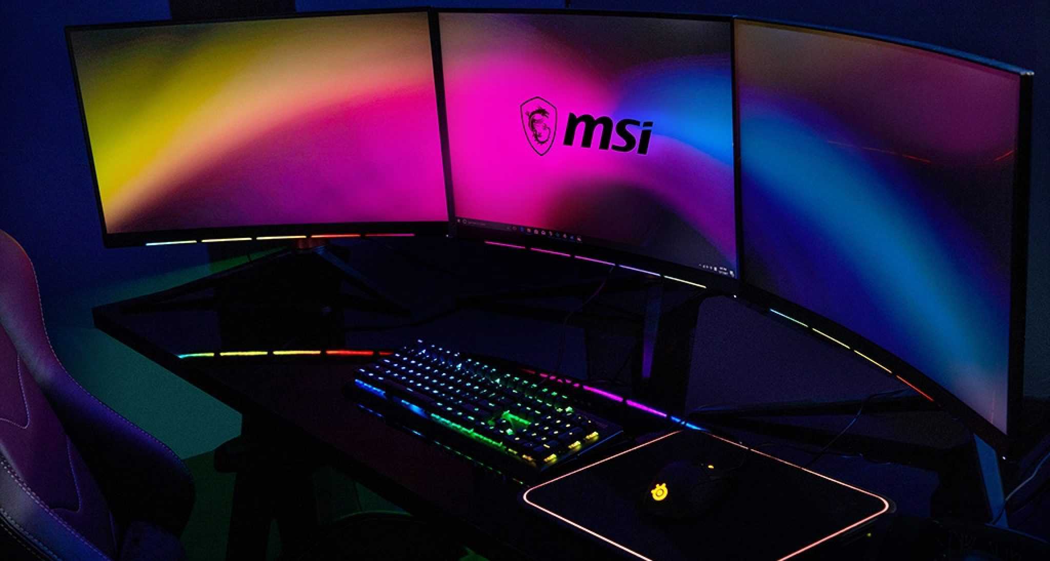 Curved gaming. MSI Curved Gaming.