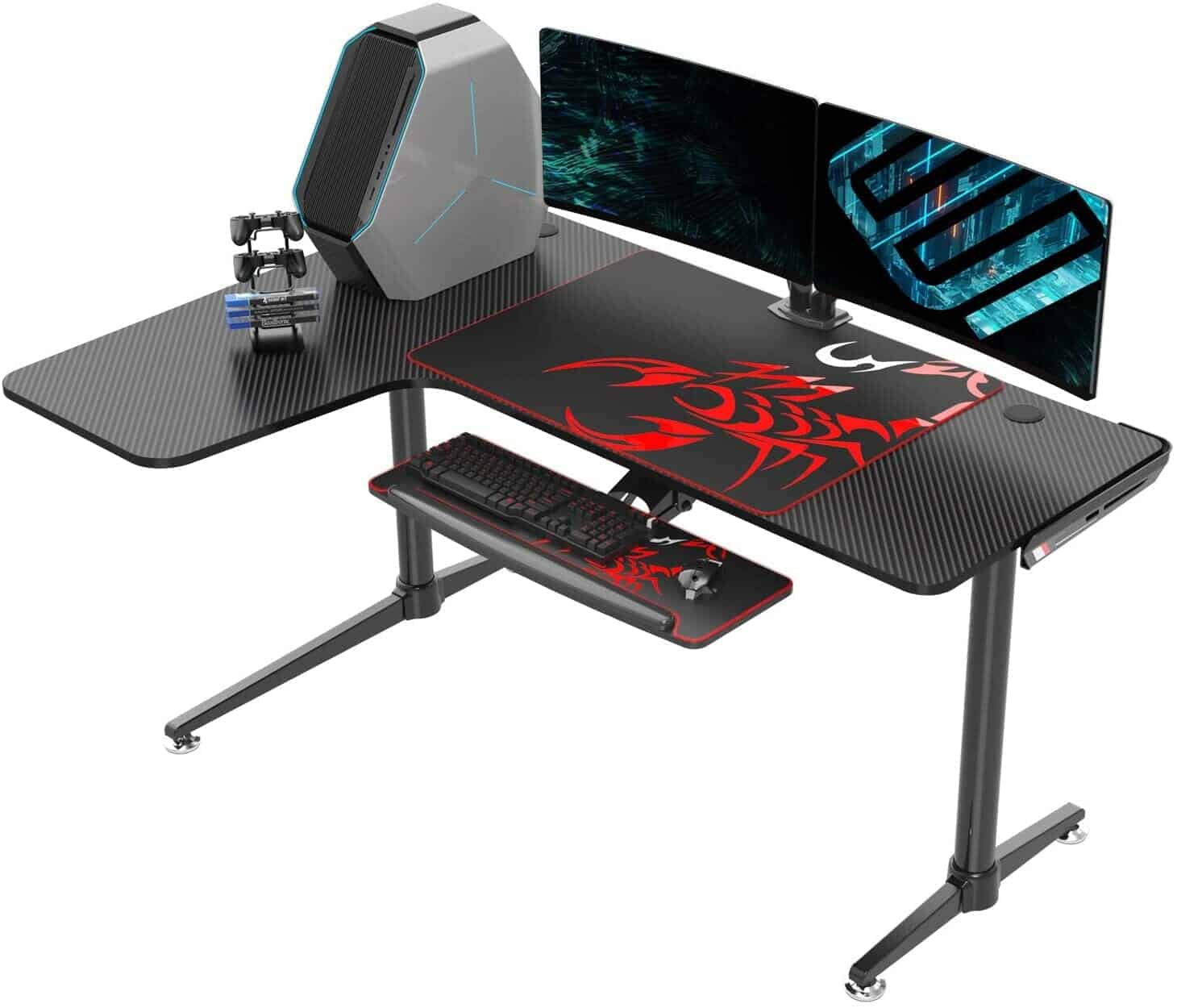 8 Best Gaming Desks With Pullout Keyboard Tray 2024 GPCD