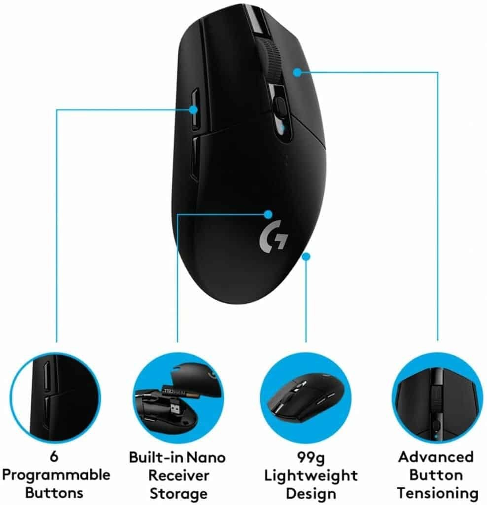 Logitech G305 Lightspeed Wireless Gaming Mouse