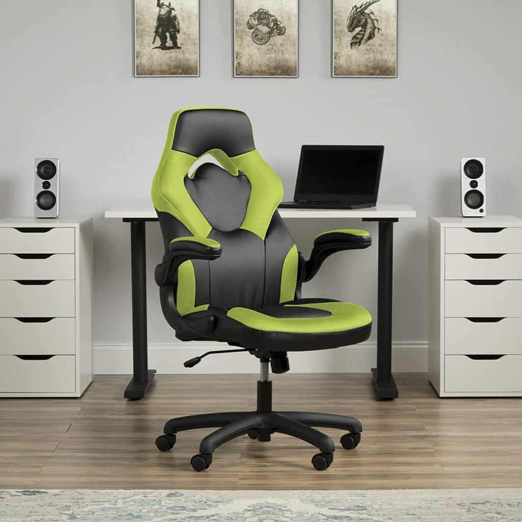 OFM Essentials Collection Racing Style Bonded Leather Gaming Chair