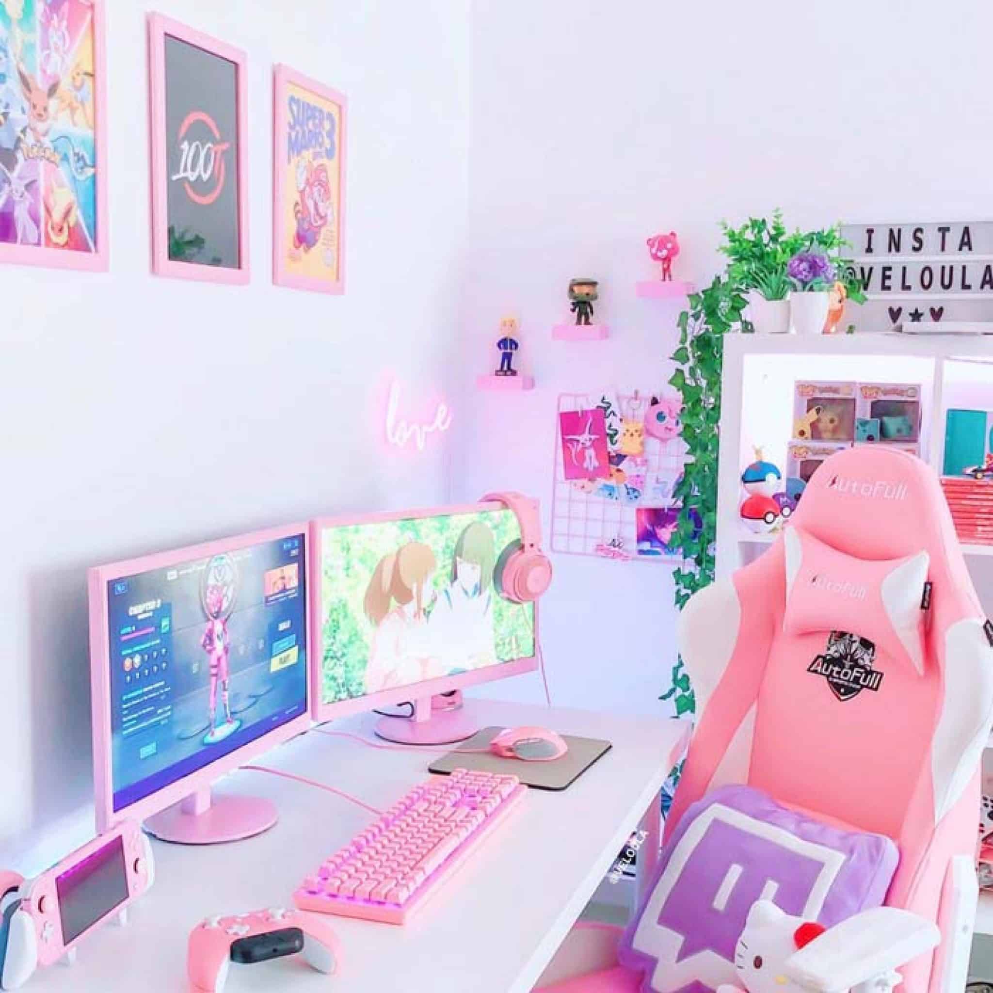 35 Best Looking Pink Gaming Setup For Gamer Girls Gpcd