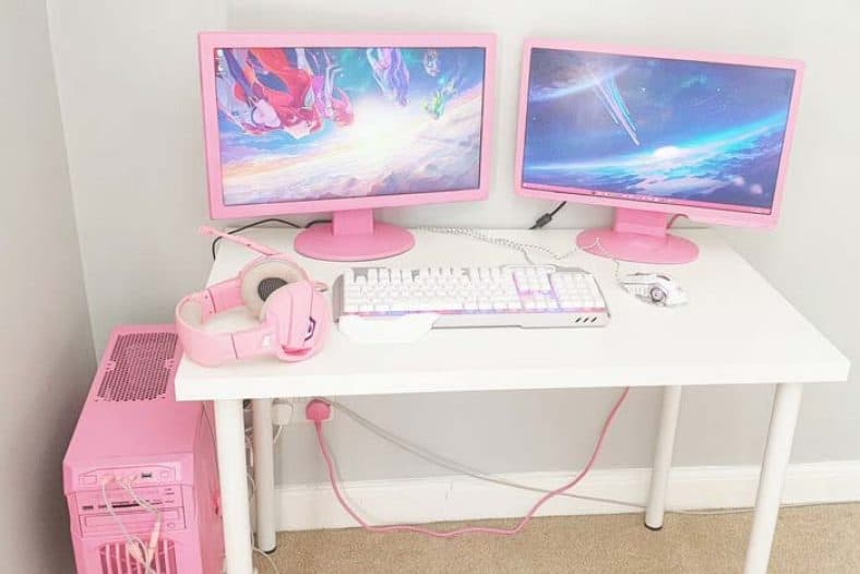 33 Fabulous Looking Pink Gaming Setup For Gamer Girls Gpcd