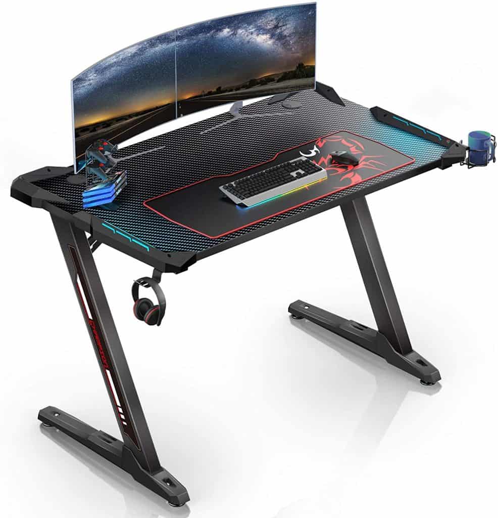 EUREKA ERGONOMIC Z1-S Gaming Desk 44.5