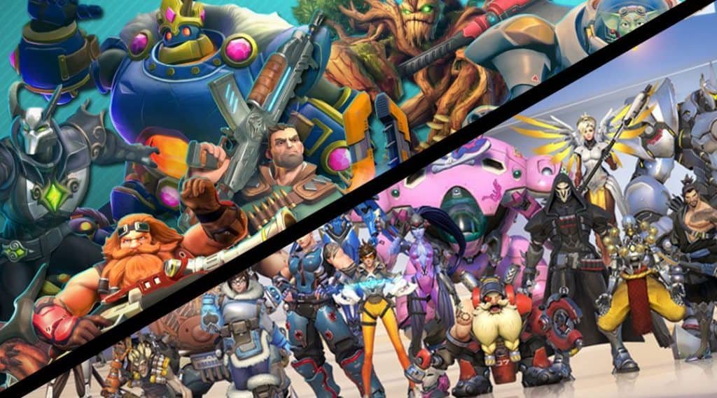 Overwatch Vs Paladins characters