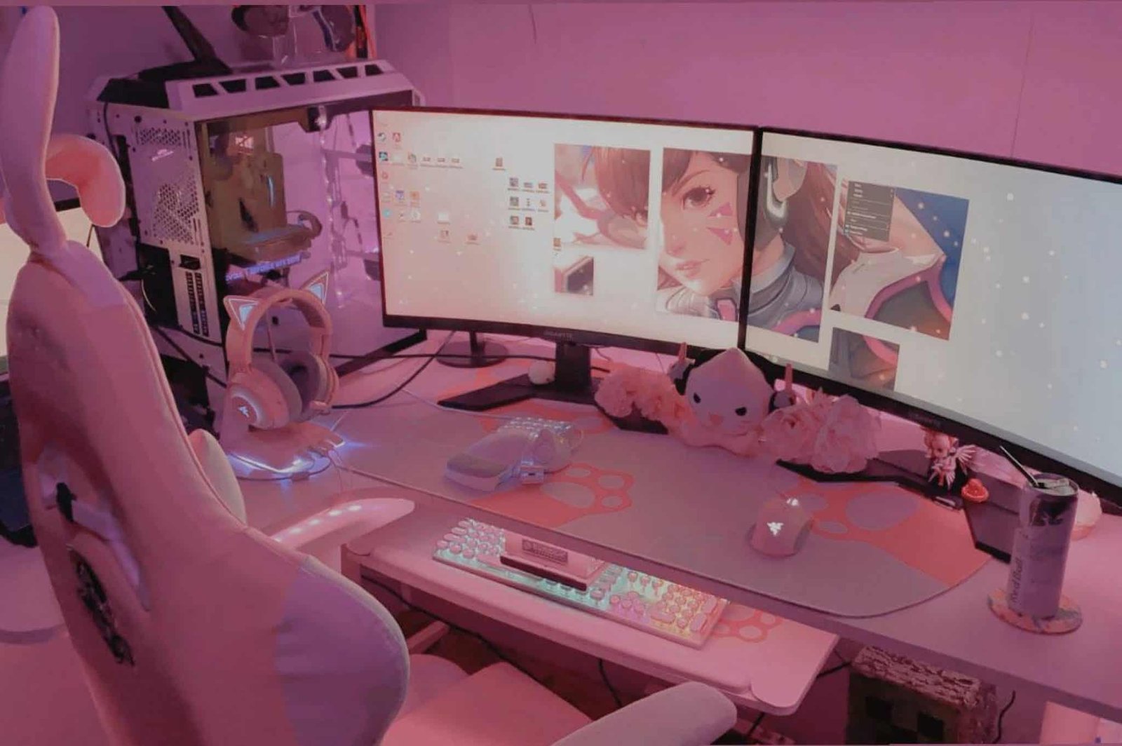 35 Best Looking Pink Gaming Setup For Gamer Girls GPCD