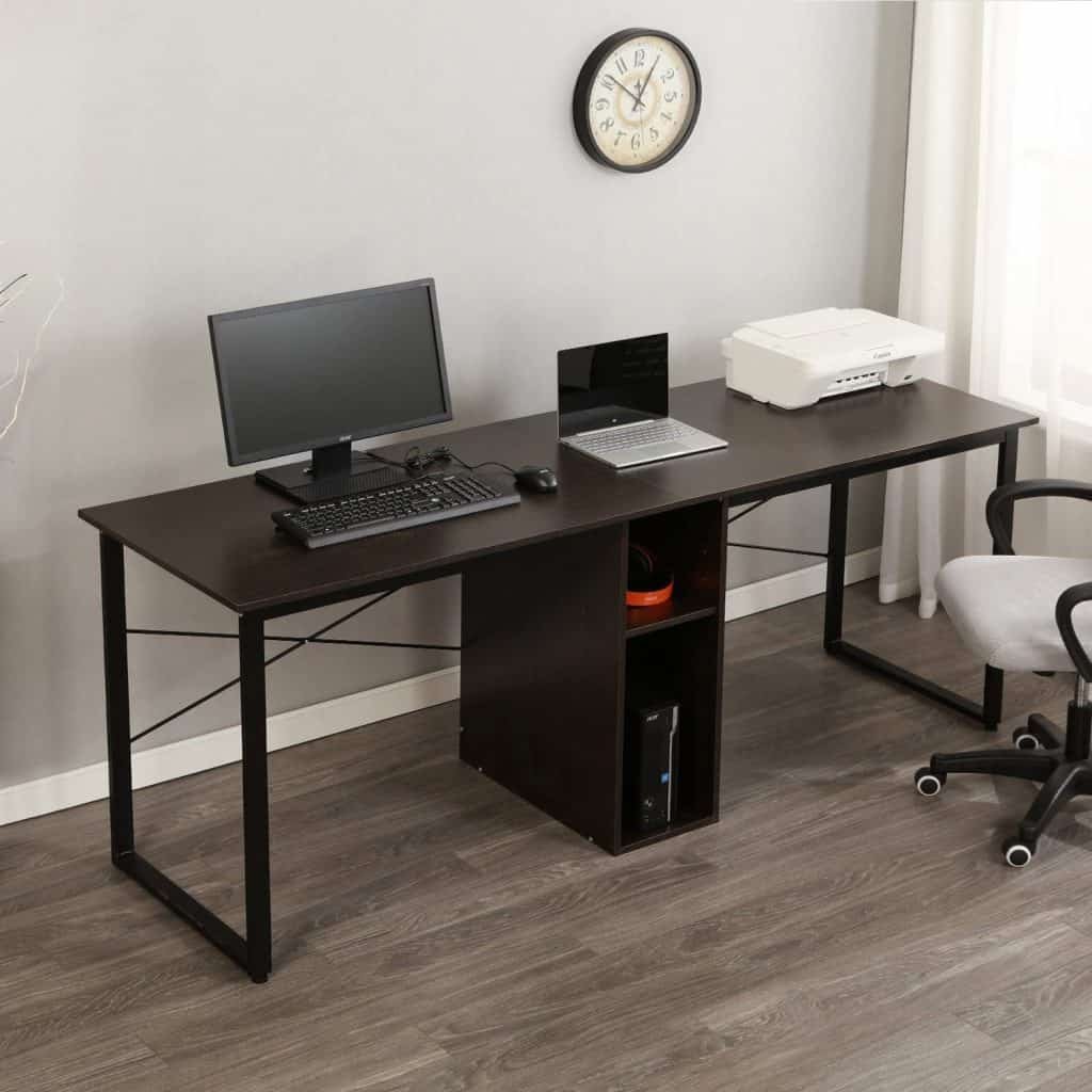 Soges 2 Person Home Office Desk