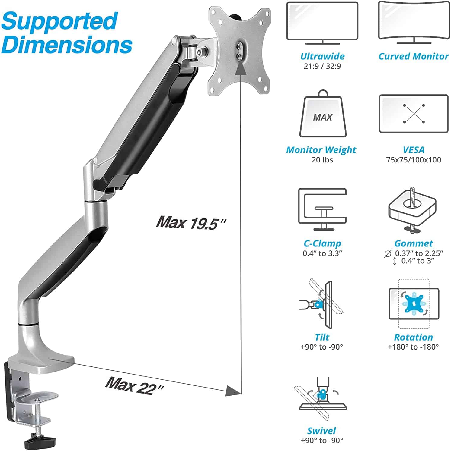 6 Best Monitor Arms for Ultrawide Monitors - GPCD