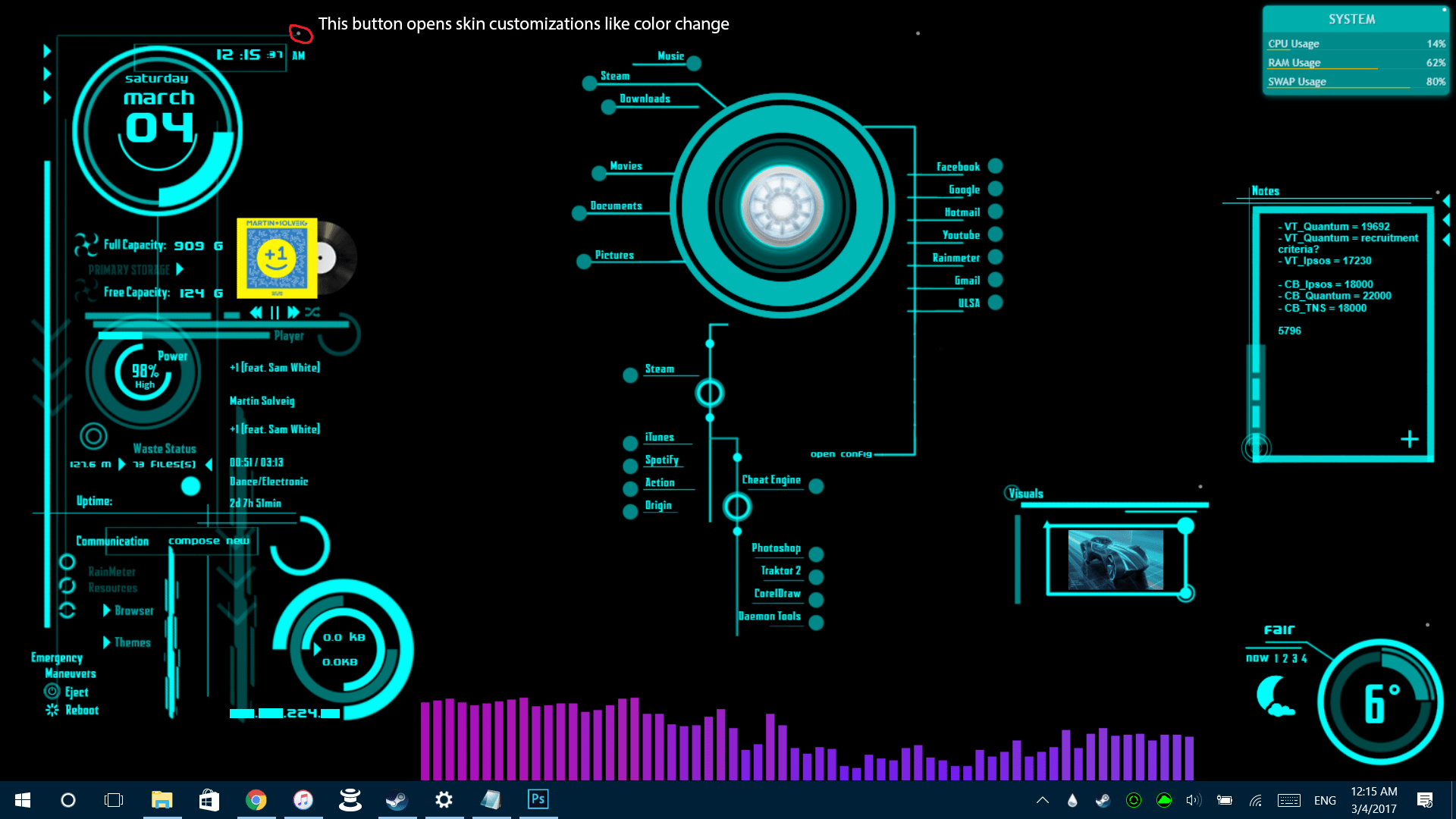 Visual skins rainmeter. Джарвис 3.0. Rainmeter скины температура. Rainmeter аккумулятор. Скин мелом для Rainmeter.