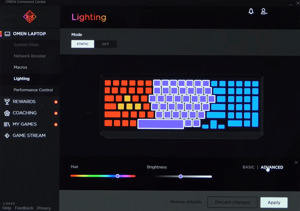 HP OMEN Command Center