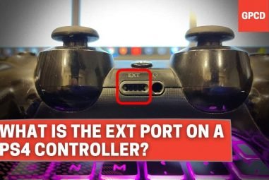 What is the EXT Port on a PS4 Controller?